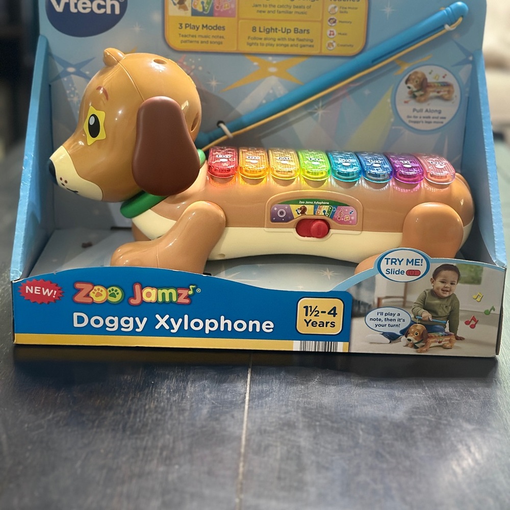 Brown Doggy Xylophone Learning Toy